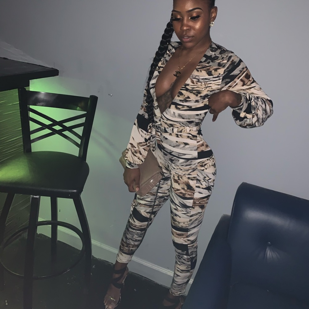 Leopard Multicolor Romper